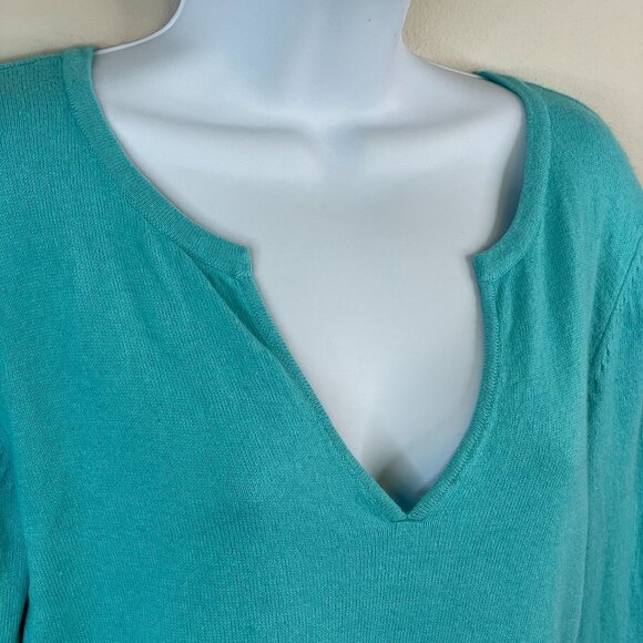 Vintage Gap Womens Angora Blend Pullover Tunic Sweater Size M Bright Coastal - Picture 7 of 14